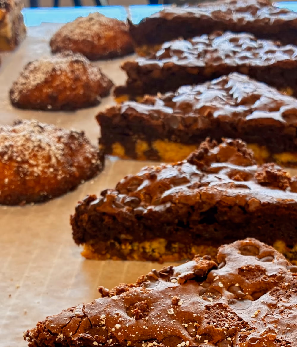 brownies and coconut roche