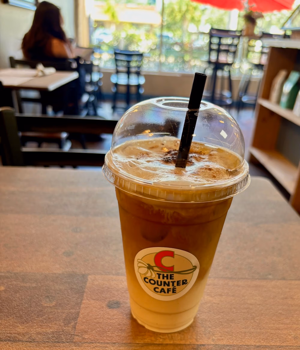 iced café latte